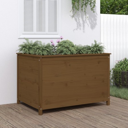 Hochbeet aus Kiefernholz, honigbraun, 119,5 x 82,5 x 78 cm von vidaXL, Töpfe und Pflanzgefäße - Ref: Foro24-825313, Preis: 19...