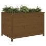 Raised garden bed pine wood honey brown 119.5x82.5x78 cm by vidaXL, Pots and planters - Ref: Foro24-825313, Price: 199,90 €, ...
