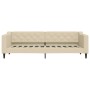 Sofá cama nido con cajones tela color crema 80x200 cm de vidaXL, Camas y somieres - Ref: Foro24-3197461, Precio: 289,69 €, De...