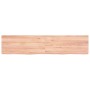 Encimera baño madera maciza tratada marrón claro 180x40x(2-6)cm by vidaXL, Countertops - Ref: Foro24-3156164, Price: 124,18 €...