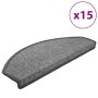 Felpudos para escaleras 15 unidades 65x24x4 cm Gris oscuro