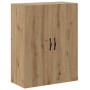 Armario de pared madera ingeniería roble artisan 69,5x34x90 cm