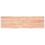 Light brown treated solid wood bathroom countertop 180x50x(2-4)cm by vidaXL, Countertops - Ref: Foro24-3156165, Price: 123,07...