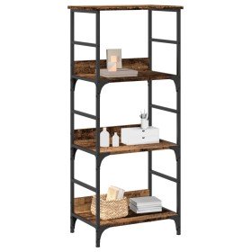 Estantería madera ingeniería madera envejecida 50x33x117,5 cm en Librerías y estanterías | Comprar online en Foro24