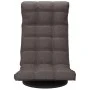 Boden-Drehstuhl aus grauem Taupe-Stoff von vidaXL, Bodenstühle - Ref: Foro24-336583, Preis: 118,56 €, Rabatt: %