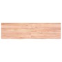 Encimera baño madera maciza tratada marrón claro 180x50x(2-6)cm by vidaXL, Countertops - Ref: Foro24-3156166, Price: 146,48 €...