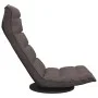 Boden-Drehstuhl aus grauem Taupe-Stoff von vidaXL, Bodenstühle - Ref: Foro24-336583, Preis: 118,56 €, Rabatt: %