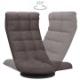 Silla de suelo giratoria tela gris taupe by vidaXL, Floor chairs - Ref: Foro24-336583, Price: 120,76 €, Discount: %