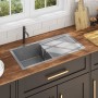 Fregadero de cocina hecho a mano acero inoxidable