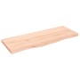 Untreated solid wood bathroom countertop 100x40x(2-4) cm by vidaXL, Countertops - Ref: Foro24-3156033, Price: 82,74 €, Discou...