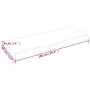 Unbehandelte Badezimmerarbeitsplatte aus Massivholz, 100 x 40 x (2–6) cm von vidaXL, Arbeitsplatten - Ref: Foro24-3156034, Pr...