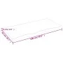 Massivholz-Badezimmerarbeitsplatte in hellem Braun 100x50x(2-4)cm behandelt von vidaXL, Arbeitsplatten - Ref: Foro24-3156132,...