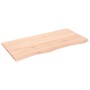 Massivholz-Badezimmerarbeitsplatte unbehandelt 100x50x2 cm von vidaXL, Arbeitsplatten - Ref: Foro24-3156035, Preis: 69,51 €, ...