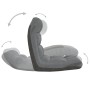 Silla de suelo plegable de tela gris claro von vidaXL, Bodenstühle - Ref: Foro24-336584, Preis: 74,85 €, Rabatt: %