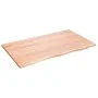 Badezimmerarbeitsplatte aus hellbraun behandeltem Massivholz, 100 x 60 x 2 cm von vidaXL, Arbeitsplatten - Ref: Foro24-315613...