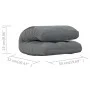 Silla de suelo plegable de tela gris claro von vidaXL, Bodenstühle - Ref: Foro24-336584, Preis: 73,76 €, Rabatt: %