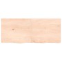 Untreated solid wood bathroom countertop 120x50x(2-4) cm by vidaXL, Countertops - Ref: Foro24-3156045, Price: 74,96 €, Discou...