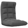 Silla de suelo plegable de tela gris oscuro de vidaXL, Sillas de suelo - Ref: Foro24-336585, Precio: 73,53 €, Descuento: %