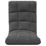 Silla de suelo plegable de tela gris oscuro de vidaXL, Sillas de suelo - Ref: Foro24-336585, Precio: 68,50 €, Descuento: %