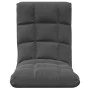 Silla de suelo plegable de tela gris oscuro de vidaXL, Sillas de suelo - Ref: Foro24-336585, Precio: 73,53 €, Descuento: %
