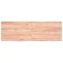 Encimera baño madera maciza tratada marrón claro 120x40x(2-4)cm by vidaXL, Countertops - Ref: Foro24-3156139, Price: 74,68 €,...