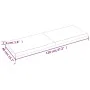 Encimera baño madera maciza tratada marrón claro 120x40x(2-4)cm by vidaXL, Countertops - Ref: Foro24-3156139, Price: 74,68 €,...