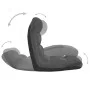 Silla de suelo plegable de tela gris oscuro de vidaXL, Sillas de suelo - Ref: Foro24-336585, Precio: 73,53 €, Descuento: %