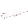 Badezimmerarbeitsplatte aus hellbraun behandeltem Massivholz, 120 x 30 x (2–6) cm von vidaXL, Arbeitsplatten - Ref: Foro24-31...