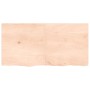 Unbehandelte Badezimmerarbeitsplatte aus Massivholz, 120 x 60 x (2–4) cm von vidaXL, Arbeitsplatten - Ref: Foro24-3156047, Pr...