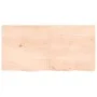 Unbehandelte Badezimmerarbeitsplatte aus Massivholz, 120 x 60 x (2–4) cm von vidaXL, Arbeitsplatten - Ref: Foro24-3156047, Pr...