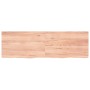Encimera baño madera maciza tratada marrón claro 160x50x(2-4)cm by vidaXL, Countertops - Ref: Foro24-3156157, Price: 109,87 €...