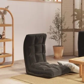 Silla de suelo plegable de tela negra by vidaXL, Floor chairs - Ref: Foro24-336590, Price: 73,69 €, Discount: %