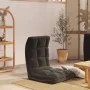 Silla de suelo plegable de tela negra de vidaXL, Sillas de suelo - Ref: Foro24-336590, Precio: 73,69 €, Descuento: %