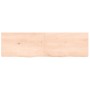 Encimera de baño madera maciza sin tratar 140x40x(2-4) cm de vidaXL, Encimeras - Ref: Foro24-3156051, Precio: 71,74 €, Descue...
