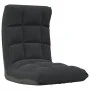 Silla de suelo plegable de tela negra de vidaXL, Sillas de suelo - Ref: Foro24-336590, Precio: 73,69 €, Descuento: %