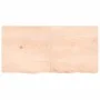 Unbehandelte Badezimmerarbeitsplatte aus Massivholz, 120 x 60 x (2–6) cm von vidaXL, Arbeitsplatten - Ref: Foro24-3156048, Pr...