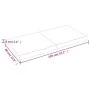 Unbehandelte Badezimmerarbeitsplatte aus Massivholz, 120 x 60 x (2–6) cm von vidaXL, Arbeitsplatten - Ref: Foro24-3156048, Pr...