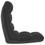 Silla de suelo plegable de tela negra de vidaXL, Sillas de suelo - Ref: Foro24-336590, Precio: 73,69 €, Descuento: %