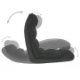 Silla de suelo plegable de tela negra de vidaXL, Sillas de suelo - Ref: Foro24-336590, Precio: 73,69 €, Descuento: %