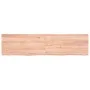 Encimera baño madera maciza tratada marrón claro 160x40x(2-6)cm de vidaXL, Encimeras - Ref: Foro24-3156156, Precio: 111,15 €,...