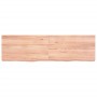 Light brown treated solid wood bathroom countertop 140x40x(2-6)cm by vidaXL, Countertops - Ref: Foro24-3156148, Price: 98,83 ...