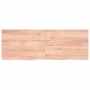Light brown treated solid wood bathroom countertop 140x50x(2-4)cm by vidaXL, Countertops - Ref: Foro24-3156149, Price: 97,33 ...