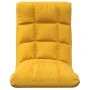 Mustard Yellow Fabric Folding Floor Lounger by vidaXL, Floor chairs - Ref: Foro24-336591, Price: 73,87 €, Discount: %