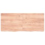 Massivholz-Badezimmerarbeitsplatte in hellem Braun 140x60x(2-4)cm von vidaXL, Arbeitsplatten - Ref: Foro24-3156151, Preis: 11...