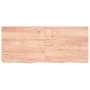 Massivholz-Badezimmerarbeitsplatte in hellem Braun 140x60x(2-4)cm von vidaXL, Arbeitsplatten - Ref: Foro24-3156151, Preis: 11...