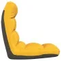 Tumbona de suelo plegable de tela amarillo mostaza de vidaXL, Sillas de suelo - Ref: Foro24-336591, Precio: 73,87 €, Descuent...