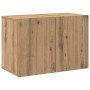Mueble para TV de pared roble artesanal 60x30x41 cm