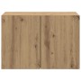Mueble para TV de pared roble artesanal 60x30x41 cm