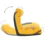 Tumbona de suelo plegable de tela amarillo mostaza de vidaXL, Sillas de suelo - Ref: Foro24-336591, Precio: 73,87 €, Descuent...