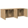 Muebles para TV de pared 2 unidades roble artesanal 60x30x41 cm en Muebles TV | Comprar online en Foro24